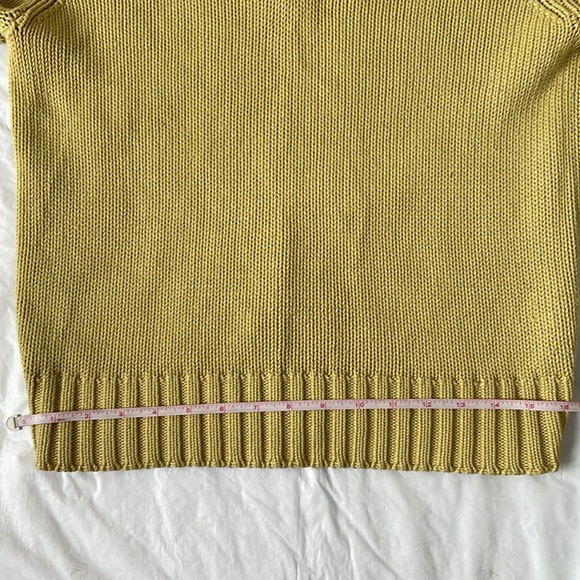 J Crew Sweater Color- Yellow/Green Size-Medium - Picture 9 of 12